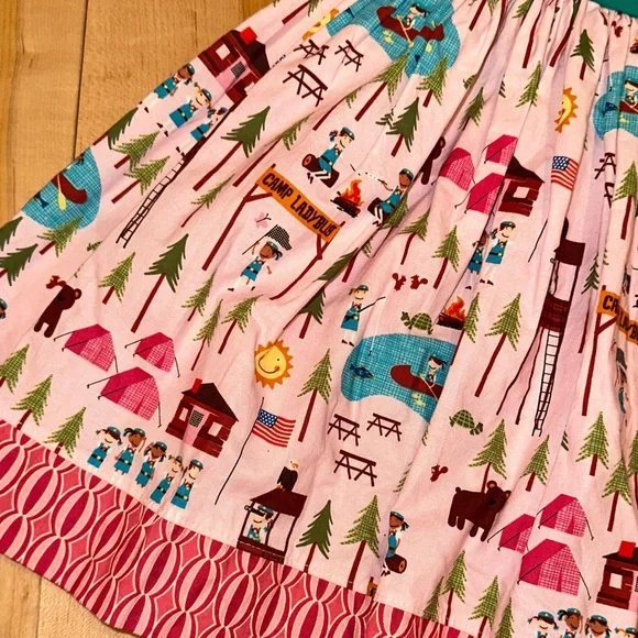 KPea Playful Graphic Dress with Black Top - Picture 5 of 5